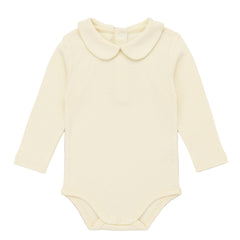 BABY PATTIE COLLAR ONESIE - STRING