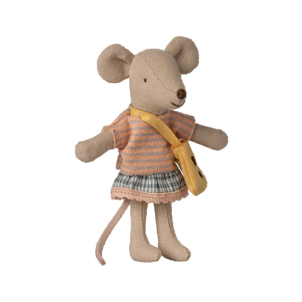 LITTLE SISTER MOUSE PLAID SKIRT WITH BAG