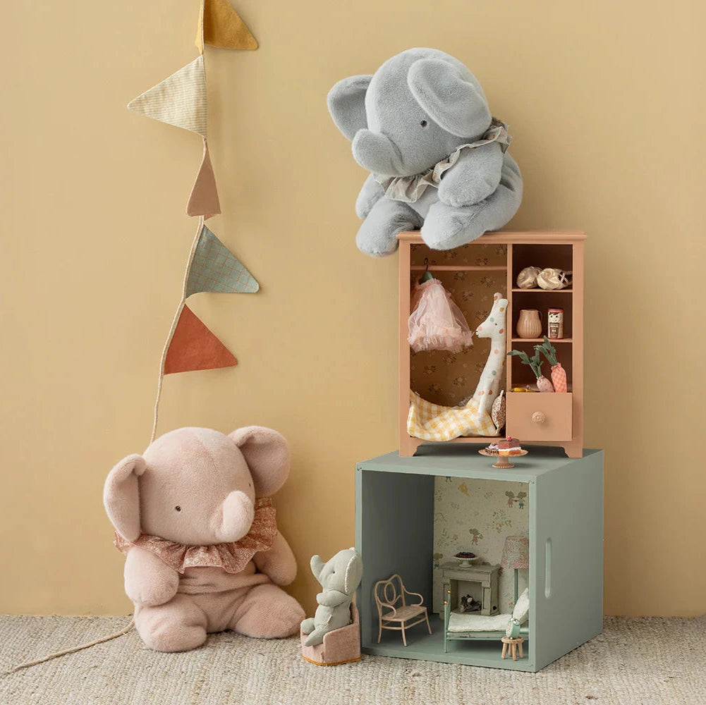 MAILEG STUFFED ELEPHANT - POWDER