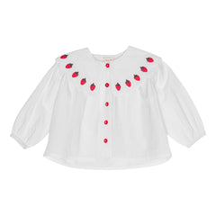 EVERLYN STRAWBERRY BLOUSE
