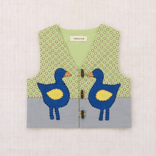 FLOCK APPLIQUE VEST