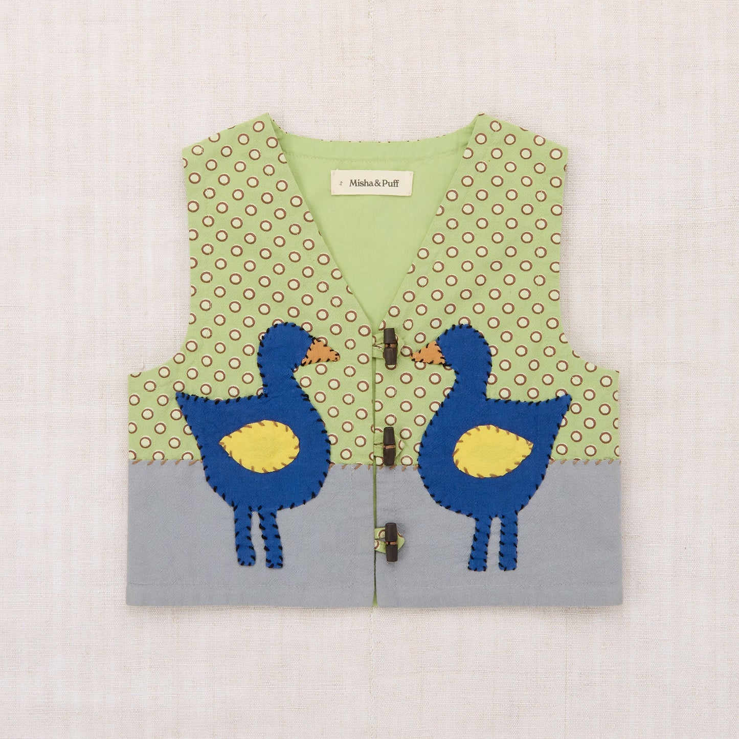 FLOCK APPLIQUE VEST