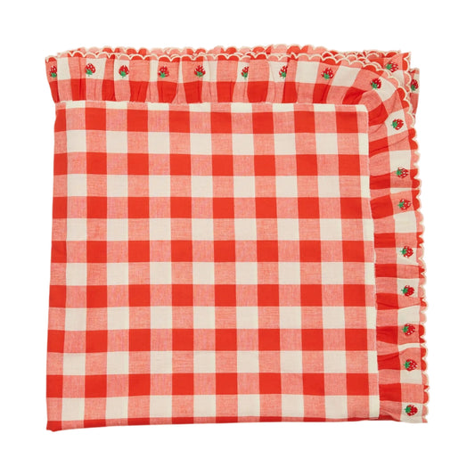 BRODEE TABLECLOTH - RED VICHY