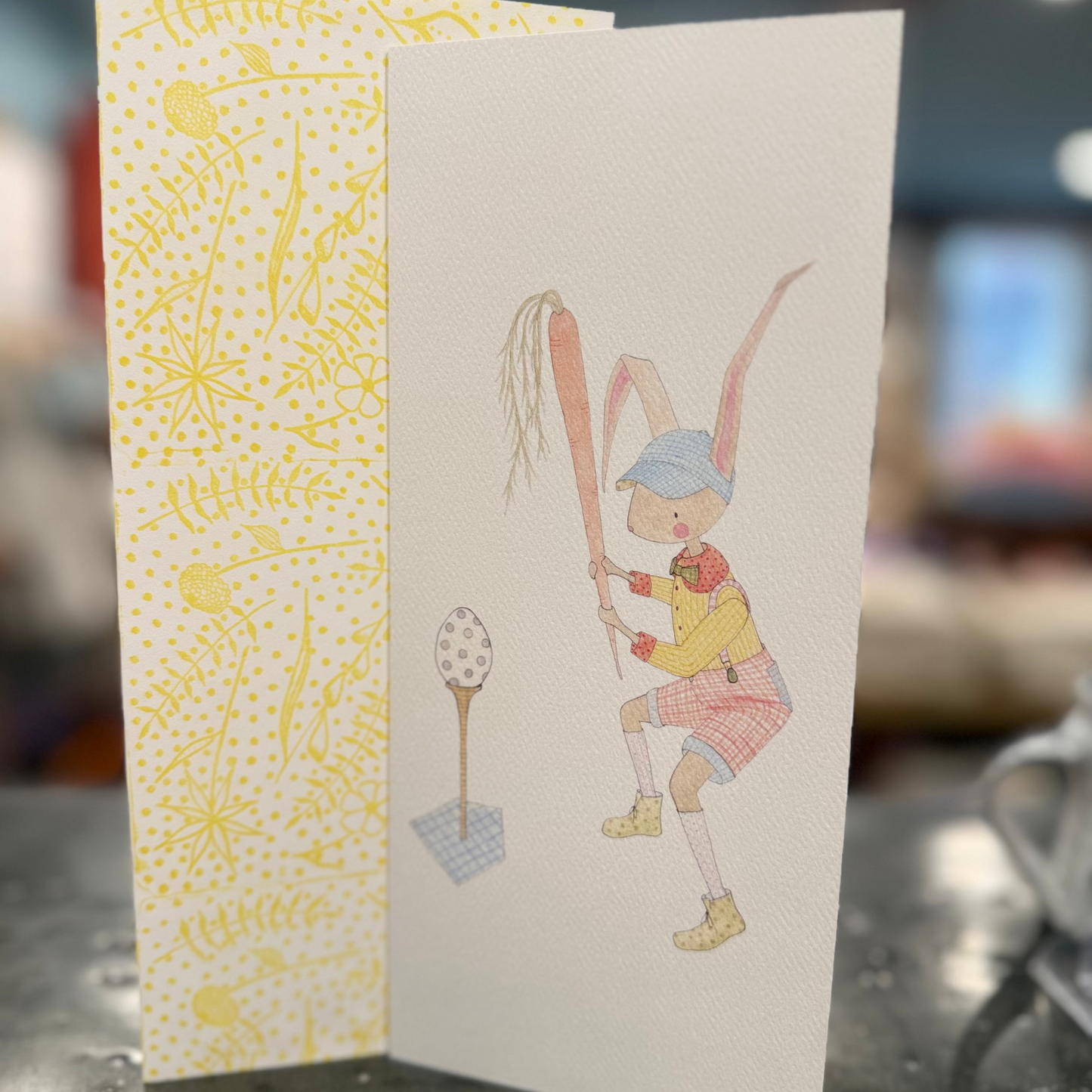 EASTER - BUNNY AT BAT