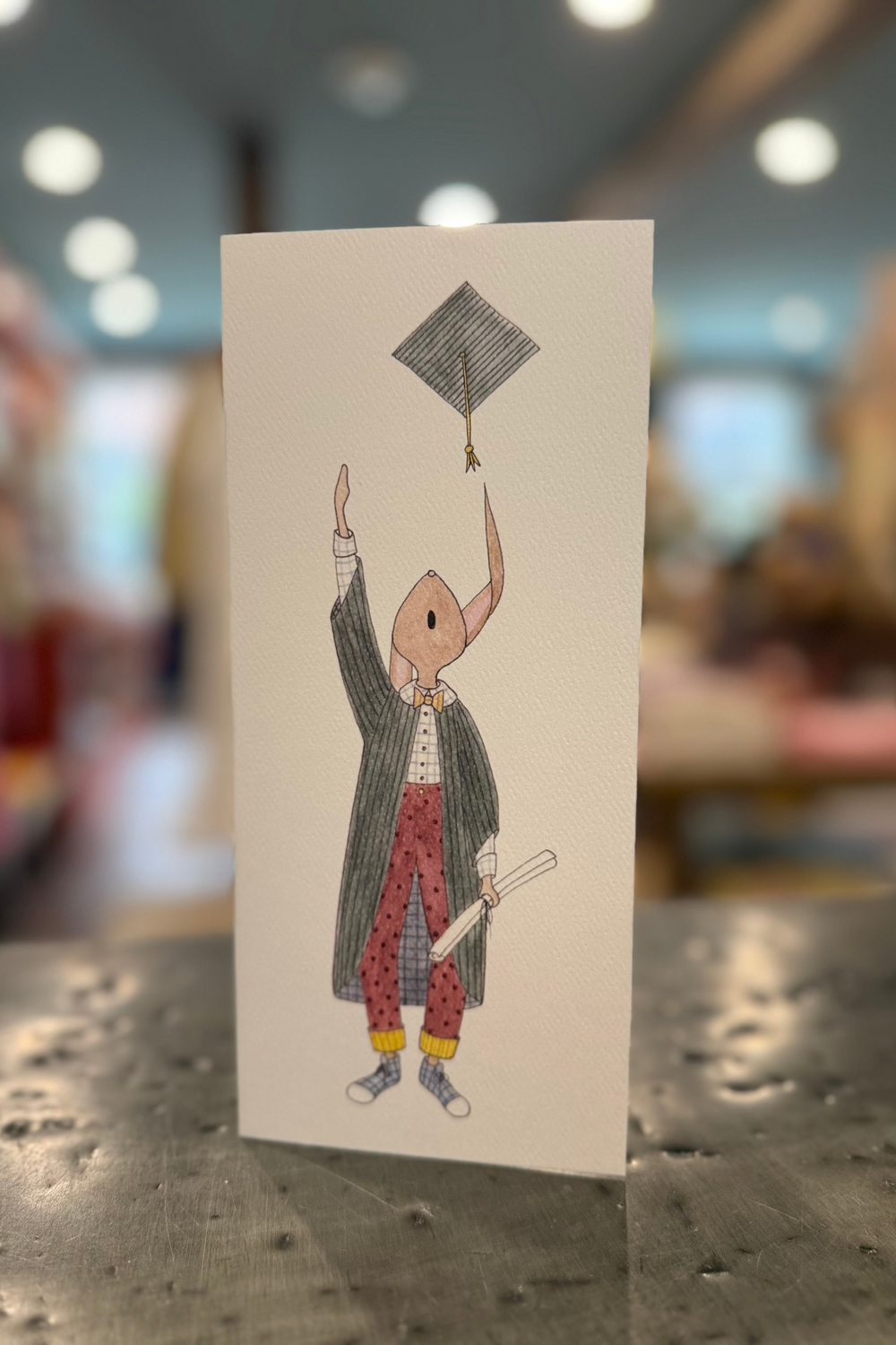 GRADUATION CARD - RABBIT