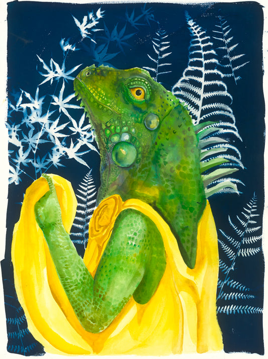 MARGARET THE IGUANA - ORIGINAL ART