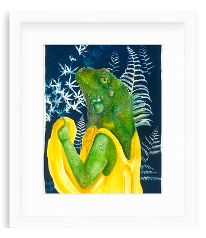 MARGARET THE IGUANA - PRINT