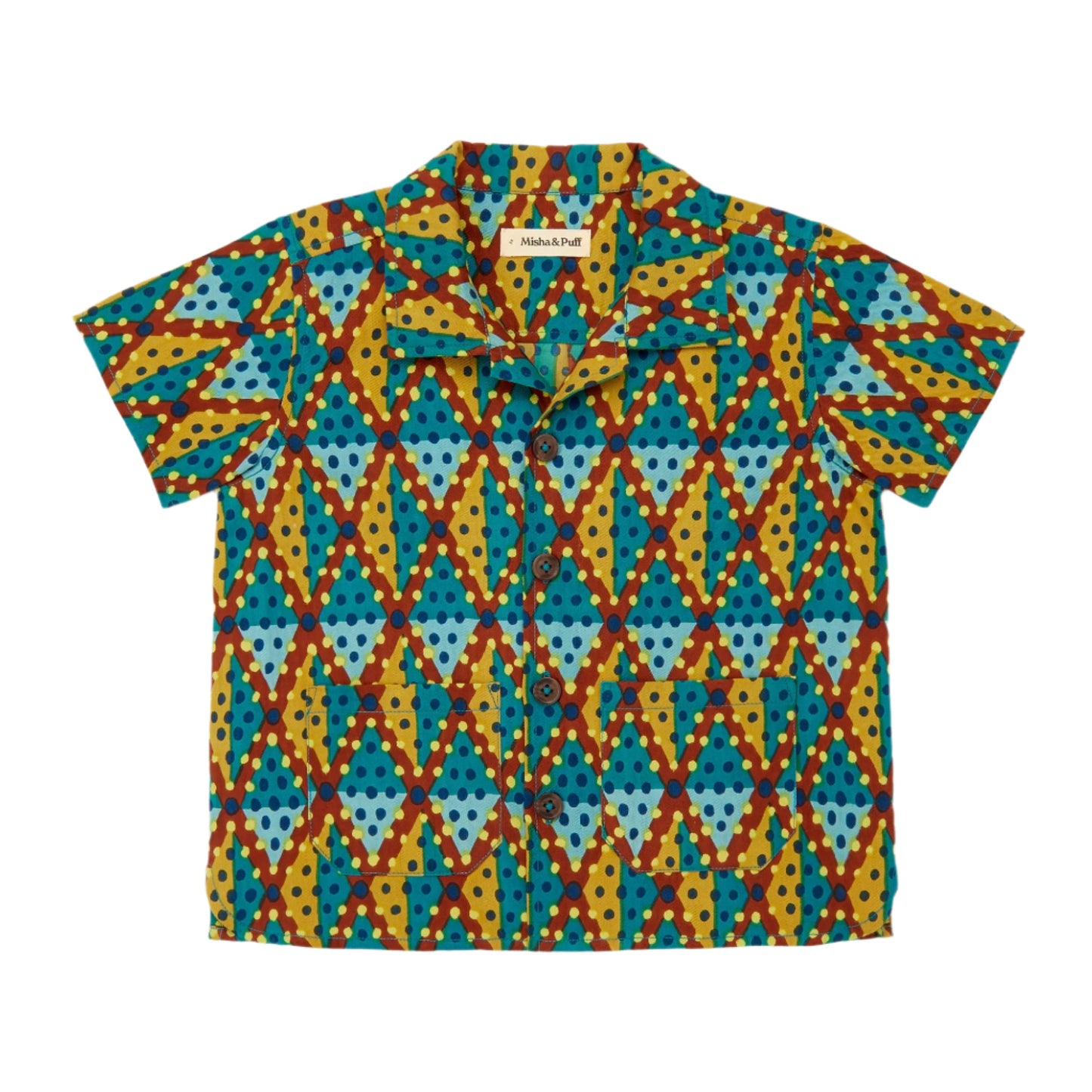 LEON TOP - LOCH HARLEQUIN DOTS