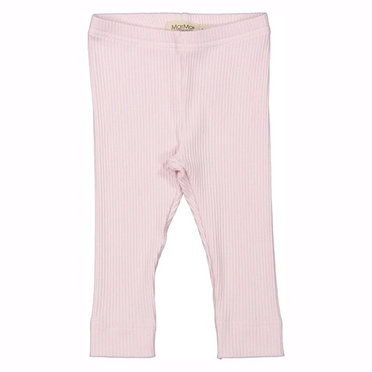 PLAIN BODY RIBBED LEGGING - LILAC