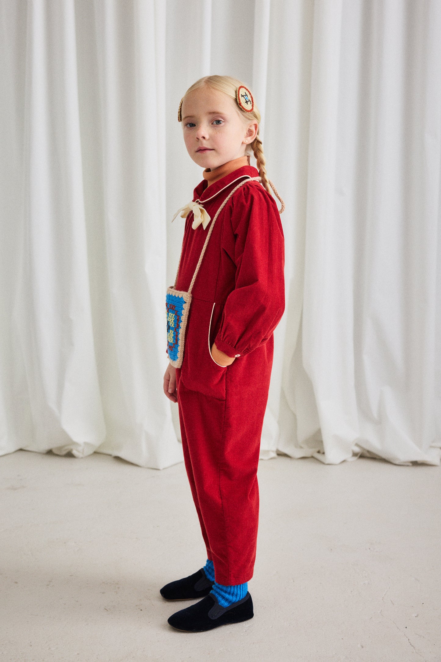 CORDUROY LONG SLEEVE ZORA JUMPSUIT