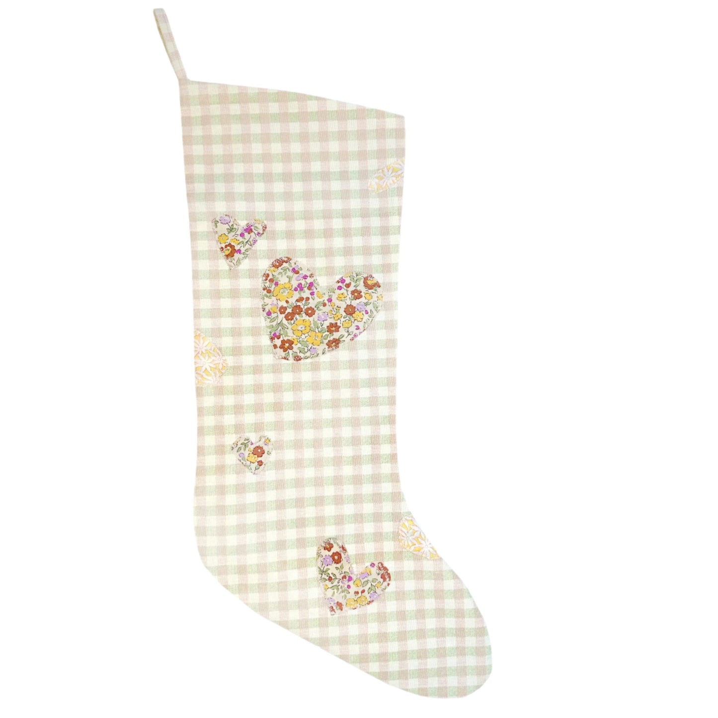 HEIRLOOM CHRISTMAS STOCKING - PLAID AMOUR