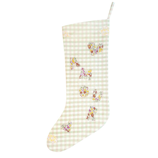 HEIRLOOM CHRISTMAS STOCKING - PLAID AMOUR