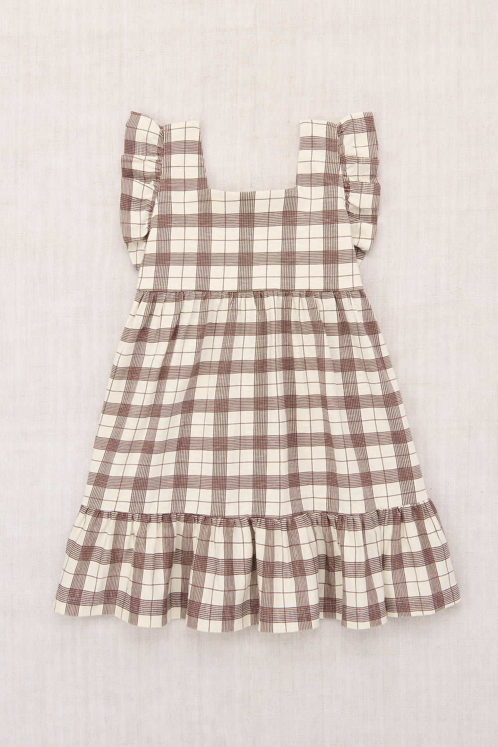 RUFFLE SLEEVE DRESS