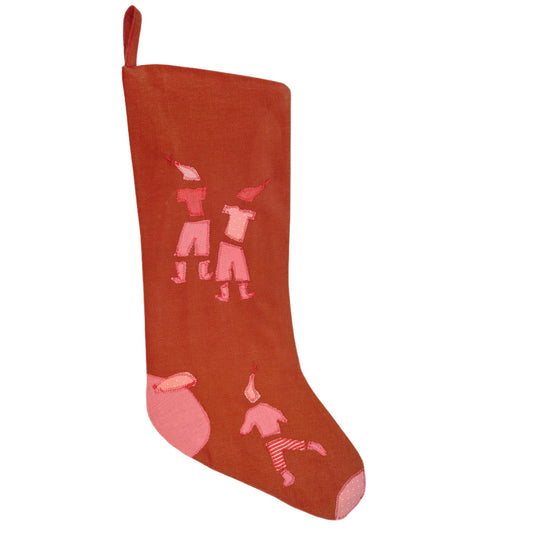 HEIRLOOM CHRISTMAS STOCKING - JOLLY LORO PIANA ELVES