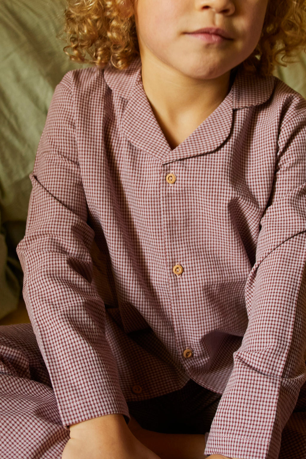 ROSEWOOD GINGHAM PAJAMAS