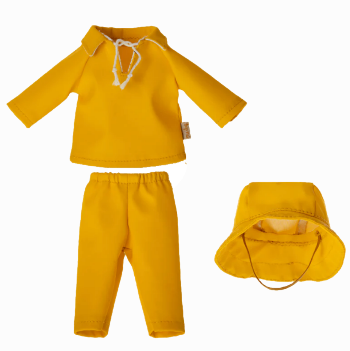 MAILEG TEDDY DAD RAINWEAR WITH HAT