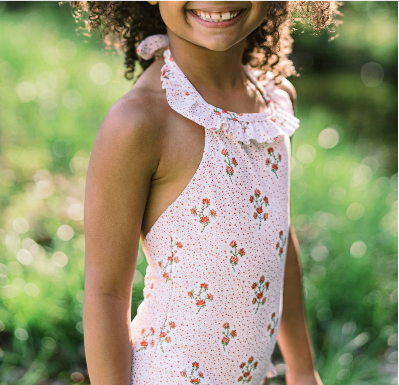 RED RASPBERRY HALTER ONE PIECE