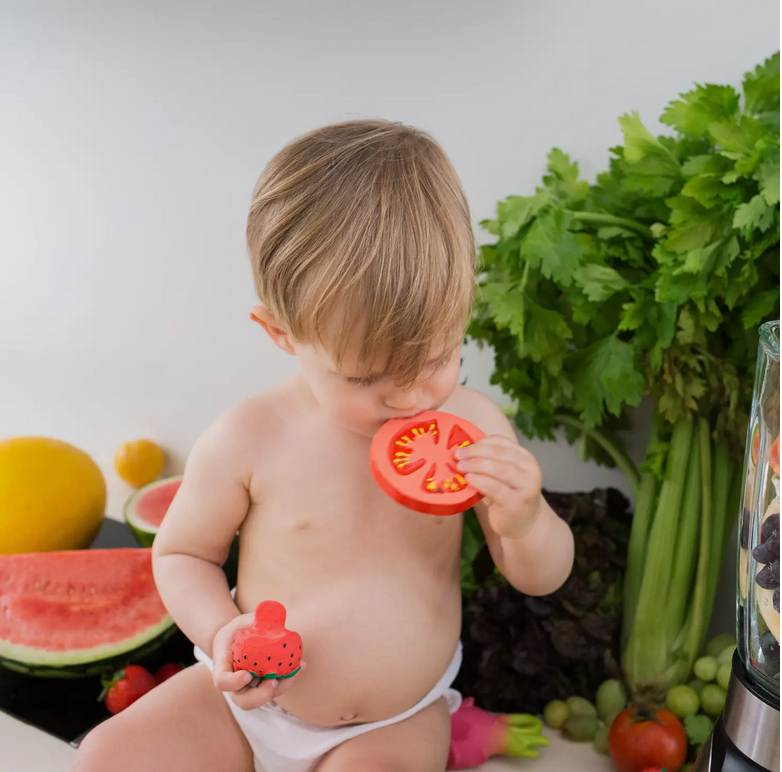 RENATO THE TOMATO, TEETHER & BATH TOY