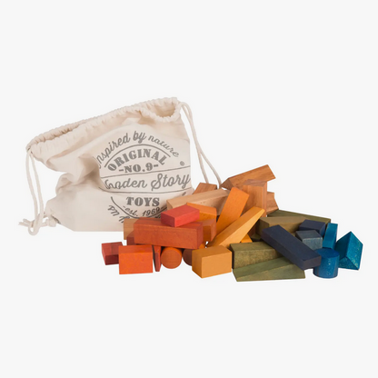 XL WOODEN BLOCKS IN SACK - 50 PIECES