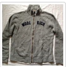 RARE VINTAGE WOOLRICH FULL ZIP CARDIGAN WOOL SWEATER