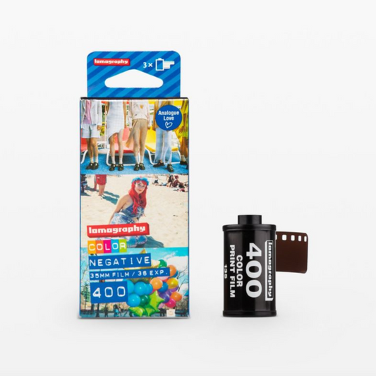 LOMOGRAPHY COLOR NEGATIVE 35MM ISO 400 – PACK OF 3