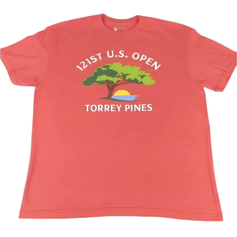 VINTAGE 121 ST TORRY PINES US OPEN T SHIRT - RED
