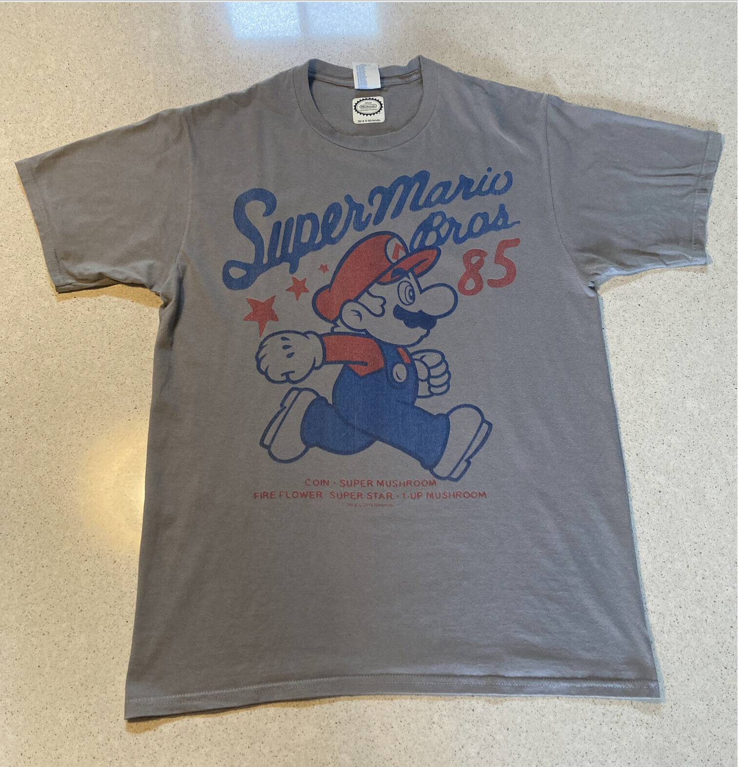 VINTAGE SUPER MARIO BROS 85 T SHIRT