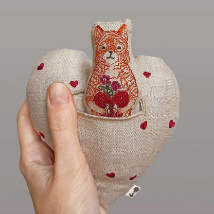 FOX HEART POCKET VALENTINE