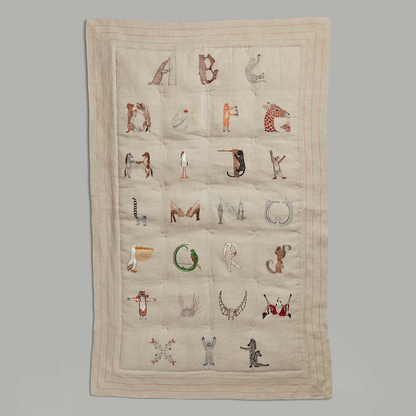 CORAL & TUSK ALPHABET QUILT