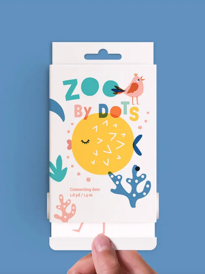 SCROLLINO ZOO BY DOTS COLORING BOOK