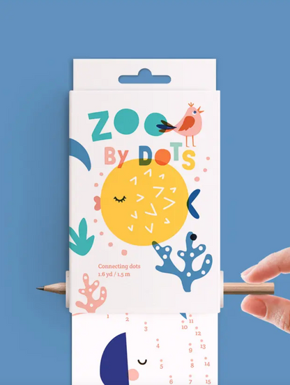 SCROLLINO ZOO BY DOTS COLORING BOOK