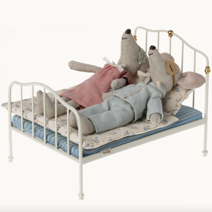 MAILEG MINATURE MOUSE BED MINI - BLUE