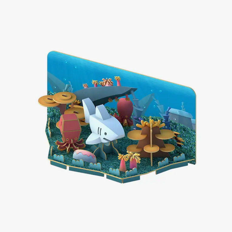 WHITE SHARK MAGNETIC 3D PUZZLE