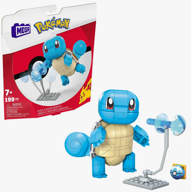 POSEABLE POKEMON BUILD & SHOW SQUIRTLE