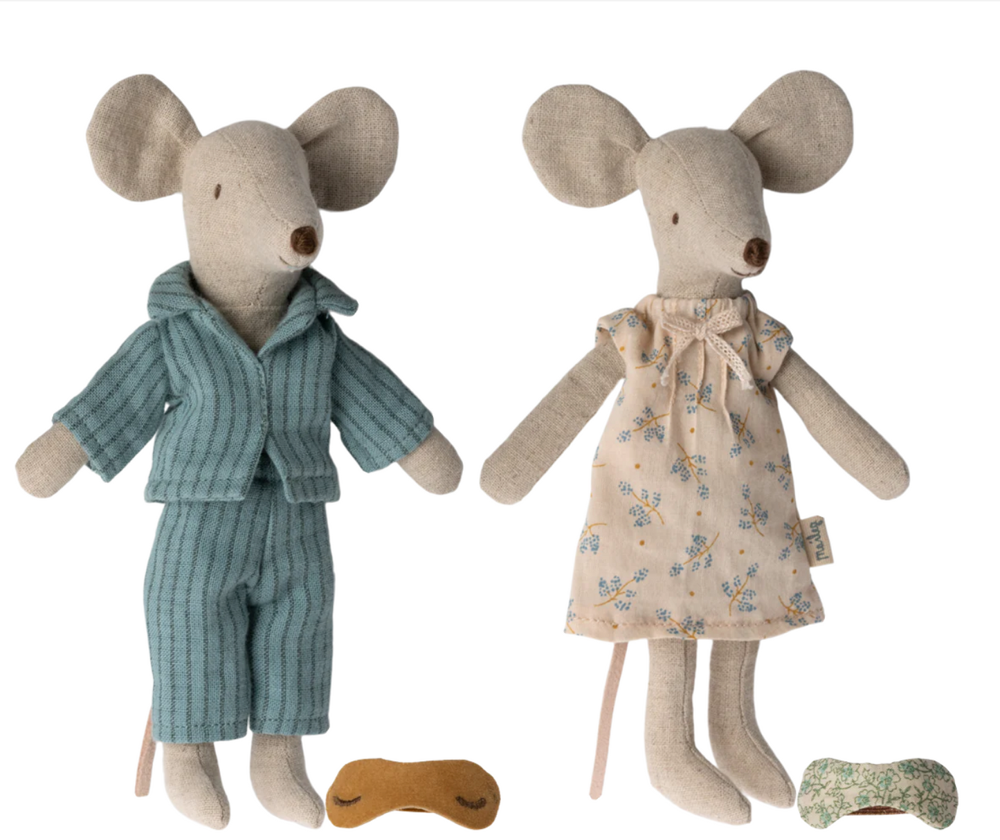 MAILEG MUM AND DAD MICE IN CIGAR BOX