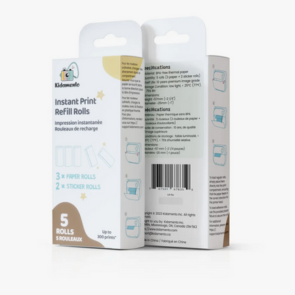 INSTANT PRINT PAPER BPA-FREE REFILL SET