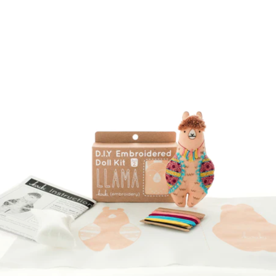 EMBROIDERY STARTER KIT LEVEL 2- LLAMA