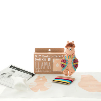 EMBROIDERY STARTER KIT LEVEL 2- LLAMA