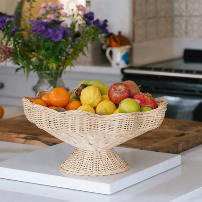 RATTAN FRUIT BOWL