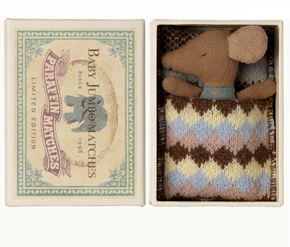 MAILEG LIMITED EDITION SLEEPY/WAKEY IN MATCHBOX - BOY