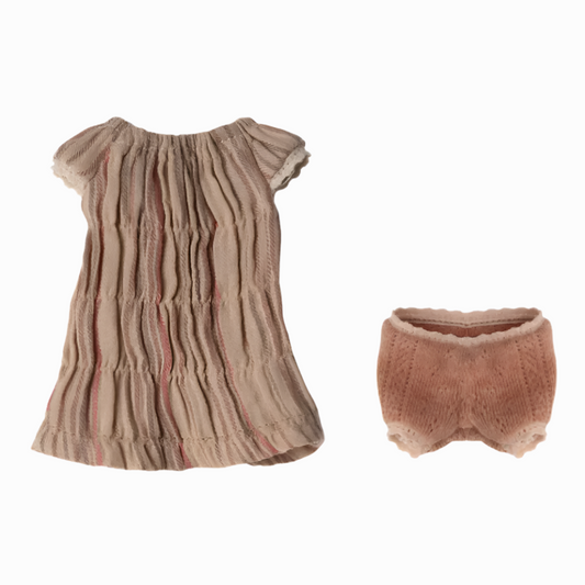MAILEG DRESS & UNDERWEAR SET - SIZE 1