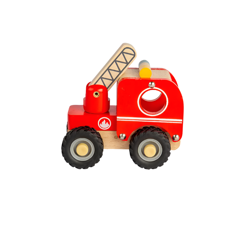 MINI WOODEN FIRE TRUCK