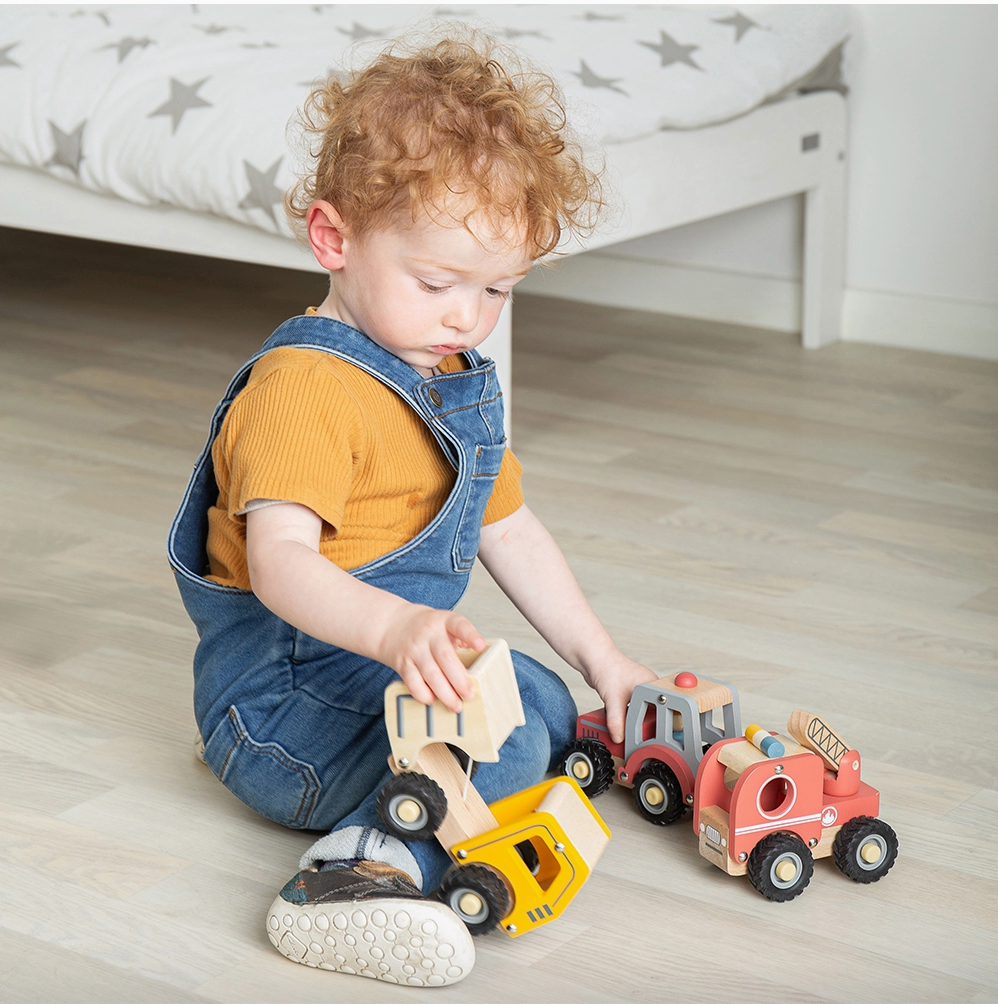 MINI WOODEN FIRE TRUCK