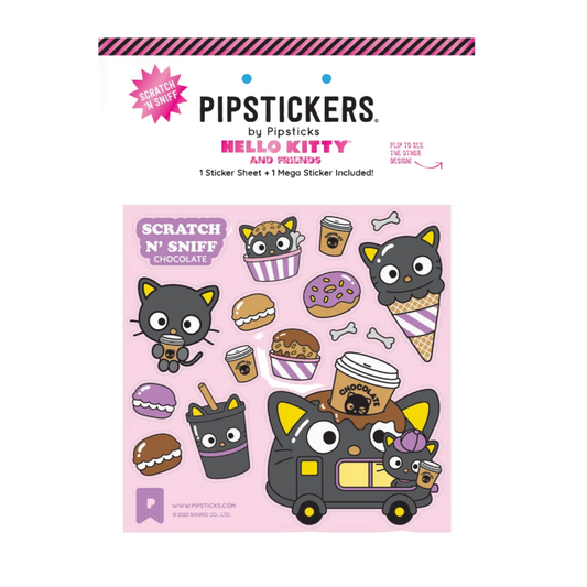 CHOCOCATT CHOCOLATE CHARIOT SCRATCH 'N STIFF STICKER PACK