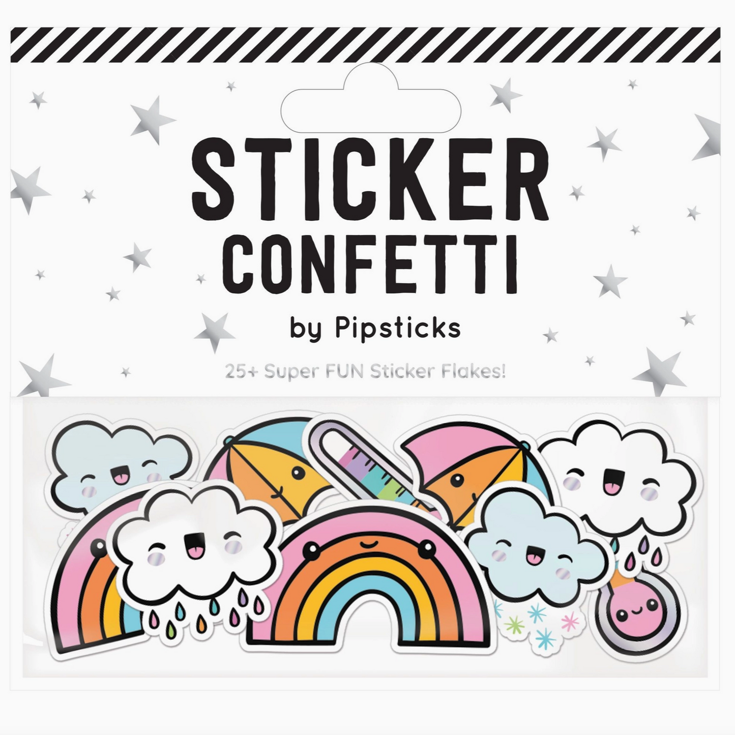 CLOUD BURST STICKER CONFETTI