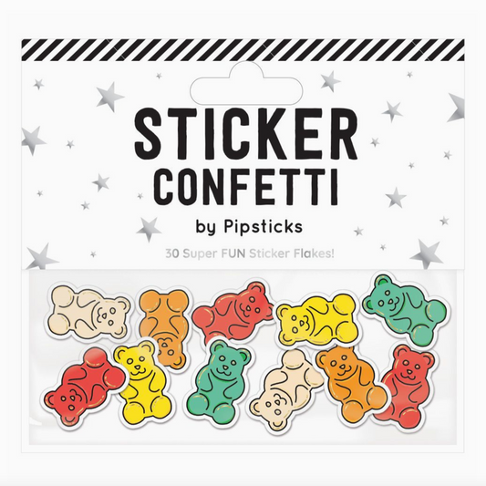 GUMMY BEAR STICKER CONFETTI