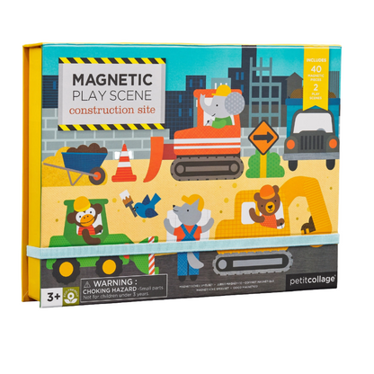 CONSTRUCTION MAGNETIC PLAY SCENE