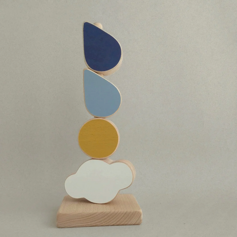CATCH THE CLOUD WOODEN STACKING TOY