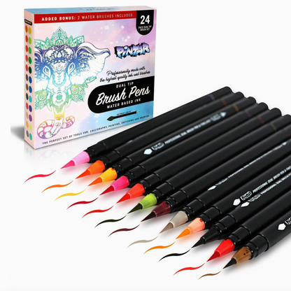 DUEL TIP MARKER SET - 24 SET