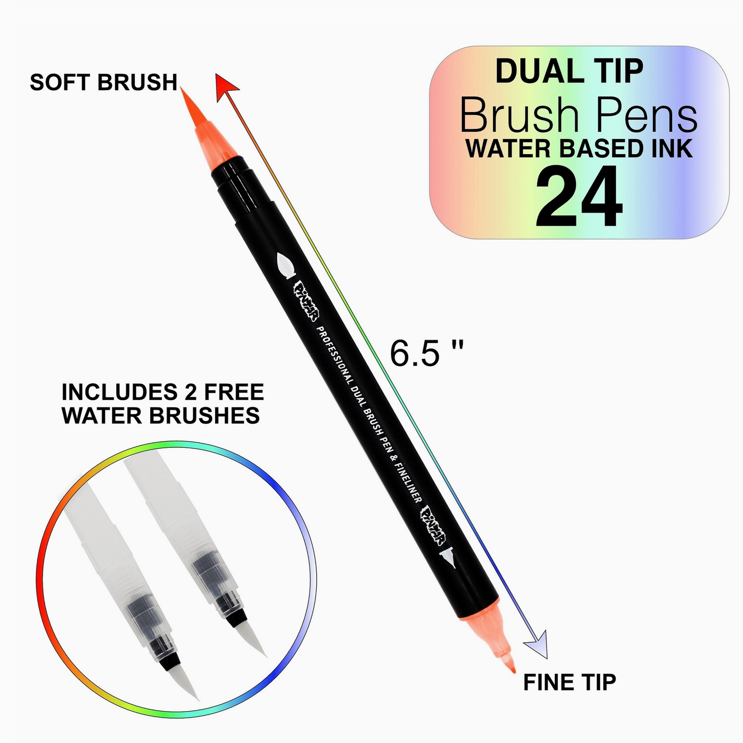 DUEL TIP MARKER SET - 24 SET